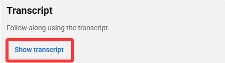youtube transcript